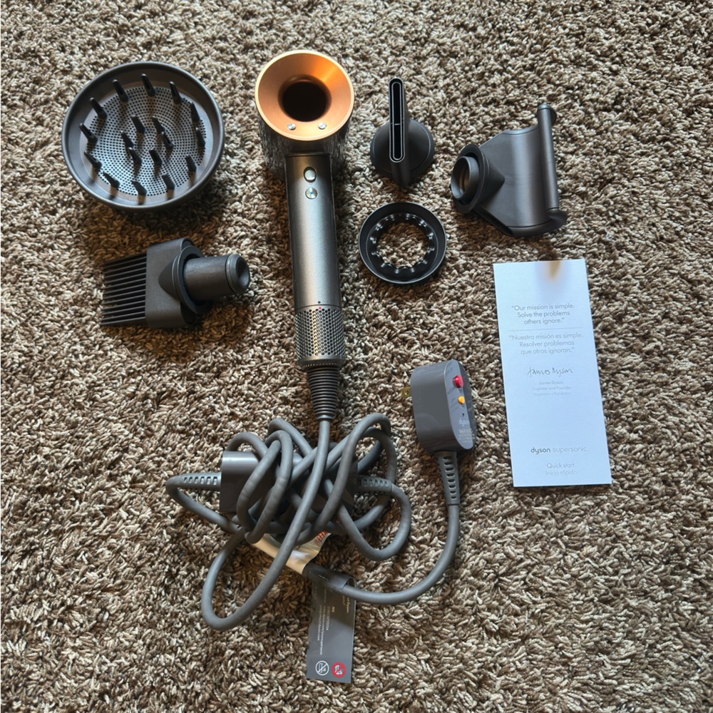 NEW Dyson Supersonic Hair Dryer Nickel/Copper